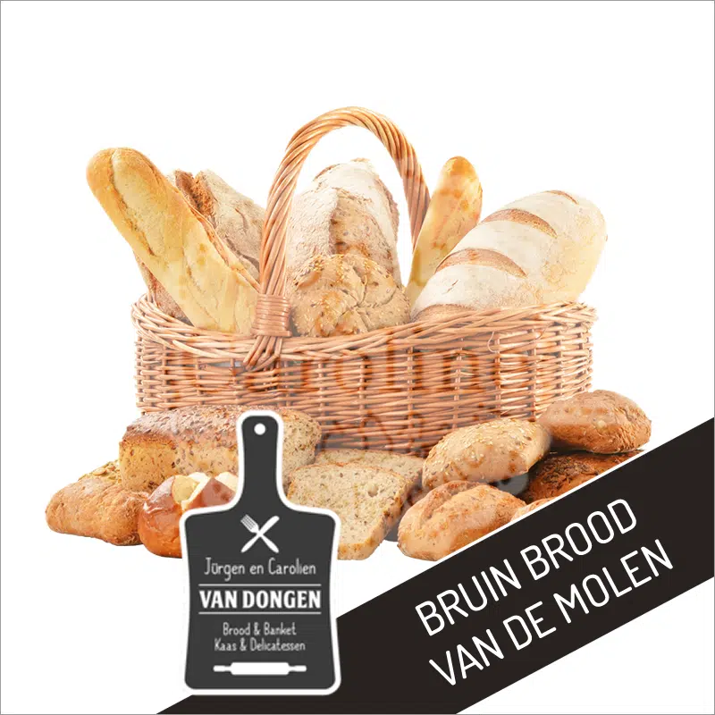 Bruin brood van de molen l Johan en Caroline