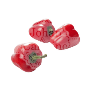Rode paprika Johan en Caroline
